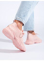 Shelvt Dámská růžová sportovní obuv