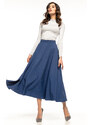 Tessita Woman's Skirt T260 4 Navy Blue