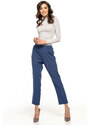 Tessita Woman's Pants T271 4 Navy Blue