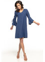 Tessita Woman's Dress T273 4 Navy Blue