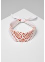 Šátek Urban Classics Bandana - bílo/oranžový