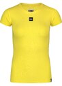 Nordblanc Žluté dámské bavlněné tričko CLOSE-UP