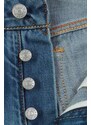 Džíny Evisu Graffiti Daruma Pocket Printed Jeans pánské, 2ESHTM3JE12517CT INDIGO MID TONE