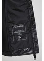 Bunda Calvin Klein dámská, černá barva, přechodná