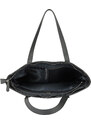 Dámská kožená kabelka na notebook Sparwell Leone - černá