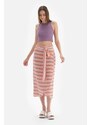 Dagi Lilac Ribbed Crop