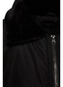 Trendyol Pánský černý Regular Fit Für Collar Fleece Lined Thick Coat