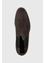 Semišové kotníkové boty BOSS Colby pánské, hnědá barva, 50498482