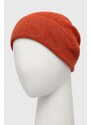 Čepice z vlněné směsi BOSS oranžová barva, z tenké pleteniny
