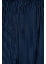 Kalhoty Samsoe Samsoe UMA dámské, tmavomodrá barva, široké, high waist, F21200187