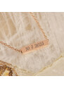 MIDORINI.CZ Personalizovaný náhrdelník s vlastním textem, chirurgická ocel 316l