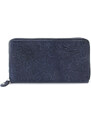 Tmavě modrá velká zipová dámská peněženka Aristea