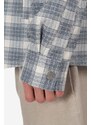 Košile A.P.C. Alex Blouson šedá barva, relaxed, s klasickým límcem, COGAX-H02625 ECRU