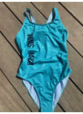 Dámské plavky BornToSwim Swimsuit Turquoise L - UK36