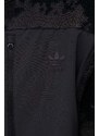 Oboustranná mikina adidas Originals pánská, černá barva, vzorovaná