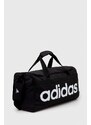 Sportovní taška adidas Performance Essentials Linear Medium černá barva, HT4743