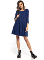 Tessita Woman's Dress T353 4 Navy Blue