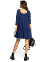 Tessita Woman's Dress T353 4 Navy Blue