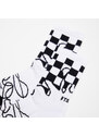 Pánské ponožky Footshop The Nju Checker Socks Black/ White
