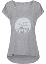 Dámské tričko s krátkým rukávem Kilpi ROISIN-W světle šedá