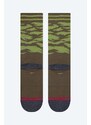 Ponožky Stance Warbird zelená barva, A545C20WAR-OLV