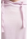 Bavlněná mikina A.P.C. Hoodie Larry pánská, růžová barva, s kapucí, hladká, COEIP-H27622 BLACK