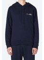 Bavlněná mikina A.P.C. Hoodie Item COEAS-H27672 BLACK pánská, tmavomodrá barva, s kapucí, hladká