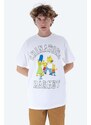 Bavlněné tričko Market Chinatown Market x The Simpsons Family OG Tee bílá barva, s potiskem, CTM1990346-white