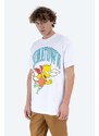 Bavlněné tričko Market Chinatown Market x The Simpsons Devil Arc T-shirt bílá barva, s potiskem, CTM1990342-white