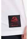 Neil Barrett Bavlněné tričko Neil Barett Jurassic Park T-Shirt PBJT142-U506S 1133 bílá barva, s potiskem