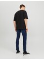 Tmavě modré pánské slim fit džíny Jack & Jones Glenn - Pánské