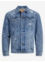 Modrá pánská džínová bunda Jack & Jones Jean - Pánské