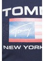 Šaty Tommy Jeans tmavomodrá barva, mini