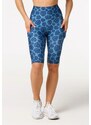 Bittersweet Paris Woman's Dark Monstera Biker Shorts C-LPBS-Print BSP1453