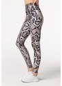 Bittersweet Paris Woman's Snake Skin High Waist Leggings CPW-HL-PR BSP273