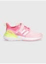 Dětské sneakers boty adidas RapidaSport EL K růžová barva