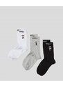 PONOŽKY 3-PACK KARL LAGERFELD K/IKONIK 2.0 SOCKS 3 PACK