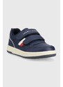 Dětské sneakers boty Tommy Hilfiger tmavomodrá barva