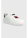 Dětské sneakers boty Tommy Hilfiger bílá barva