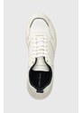 Sneakers boty Calvin Klein LOW TOP LACE UP MIX béžová barva, HM0HM01044