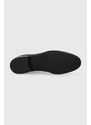 Kožené kotníkové boty BOSS Colby pánské, černá barva, 50498477