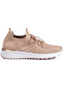 marka niezdefiniowana Beige openwork sports shoes Shelvt