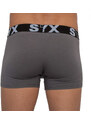 3PACK pánské boxerky Styx sportovní guma nadrozměr tmavě šedé (R10636363) 4
