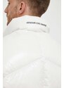 Péřová bunda Armani Exchange pánská, béžová barva, zimní