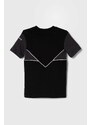 Dětské bavlněné tričko adidas Originals černá barva