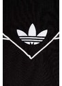 Dětské bavlněné tričko adidas Originals černá barva