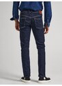 Tmavě modré pánské slim fit džíny Pepe Jeans Hatch - Pánské