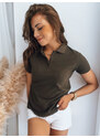 BASIC KHAKI POLO TRIČKO MEGAN