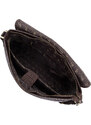 Pánská kožená taška na notebook 15,6" Wittchen, tmavě hnědá, přírodní kůže