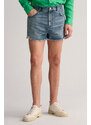 ŠORTKY GANT RAW HEM JEANS SHORTS modrá 31